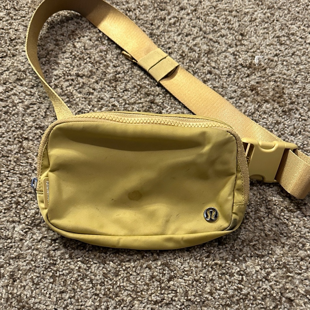 lululemon athletica Mustard Belt Bag